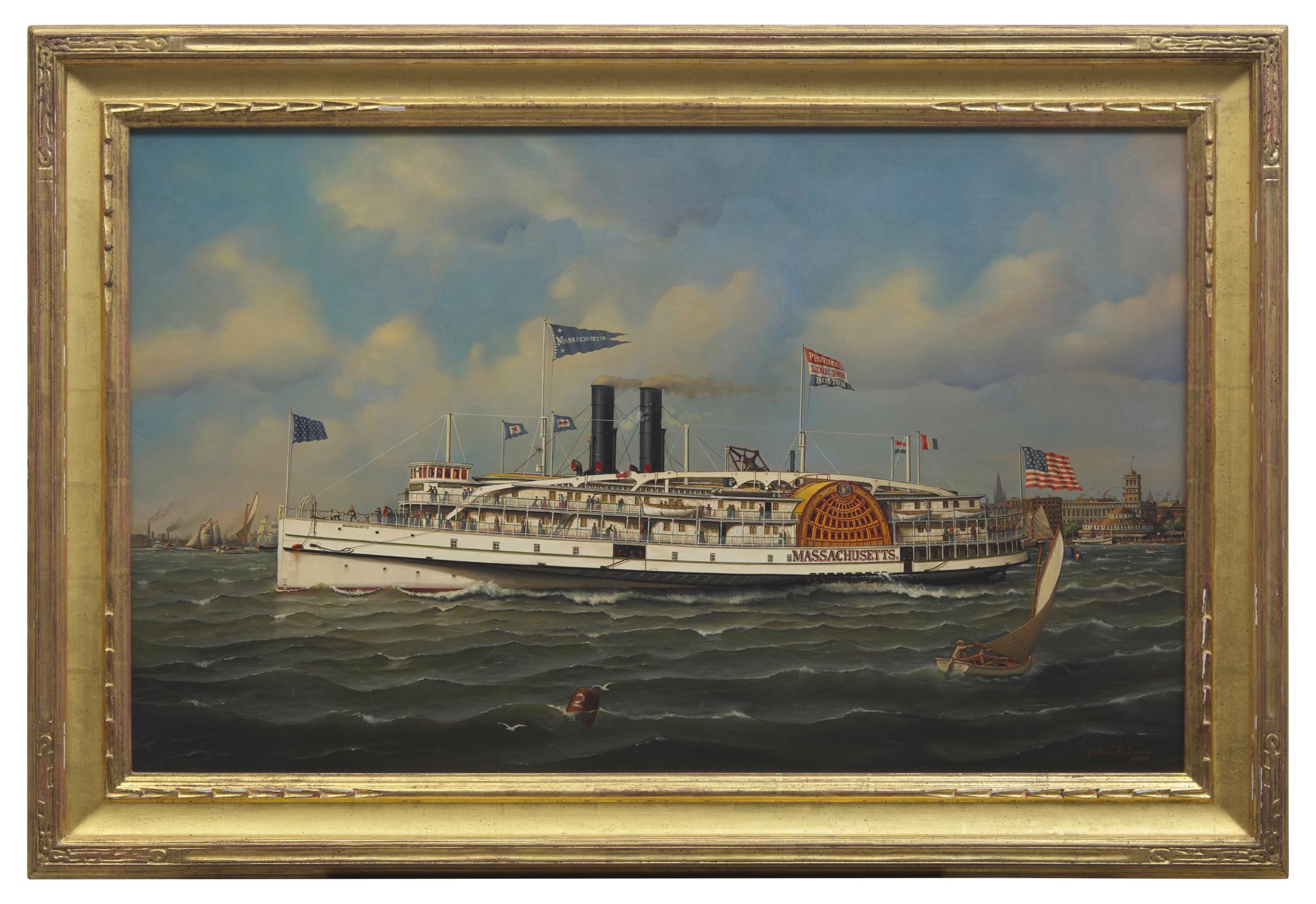 The Paddle Wheeler 'Massachusetts'