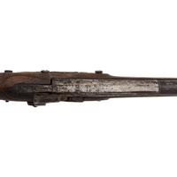 Percussion Altered British Board of Ordnance Marked Northwest Trade Gun by Morris