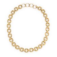 Yellow Gold Fancy Link Necklace