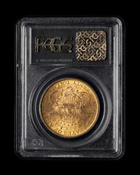 An 1890 Liberty Head $20 Gold Coin (PCGS MS61)