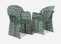 Richard Schultz, Pre-Production "Topiary" Settee and Two Armchairs