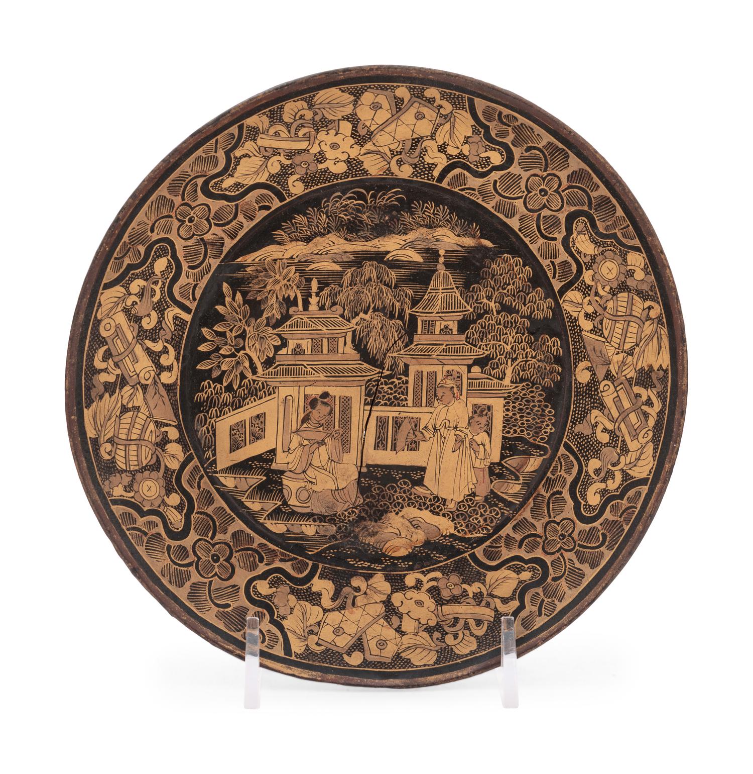 Four Chinese Lacquer Wares