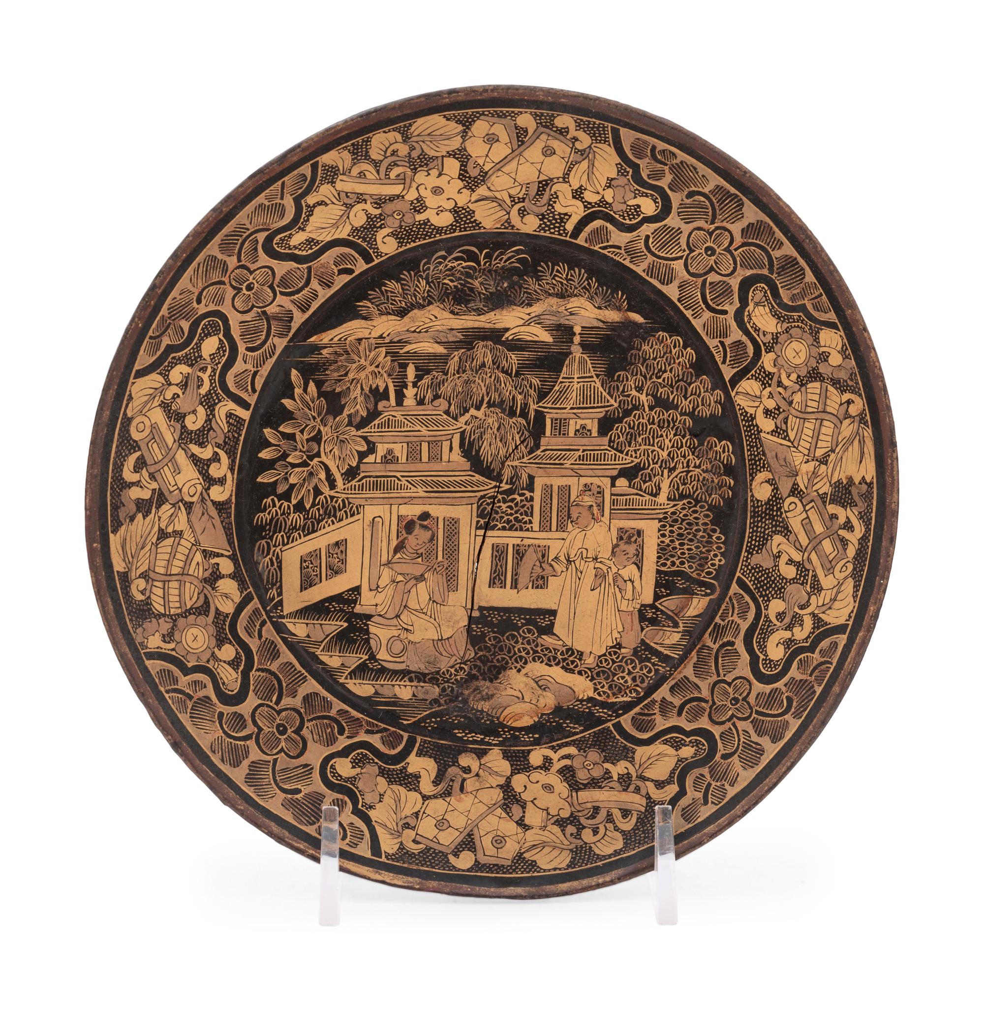 Four Chinese Lacquer Wares