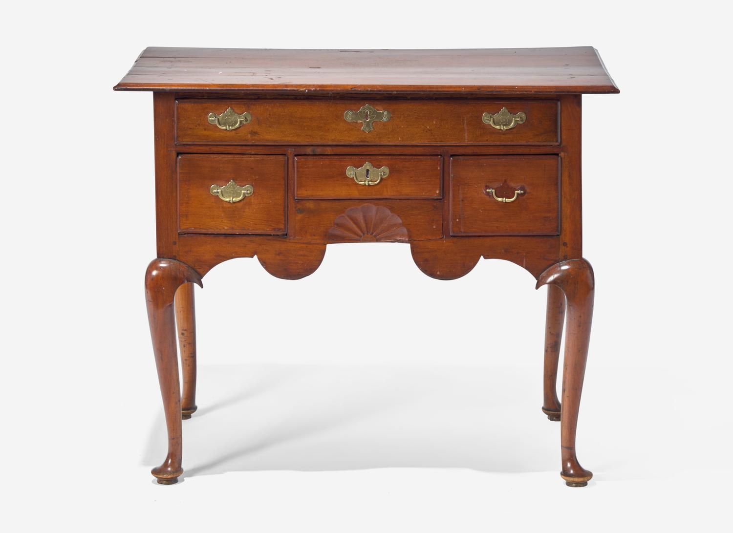 A Chippendale Pine and Beechwood Dressing Table