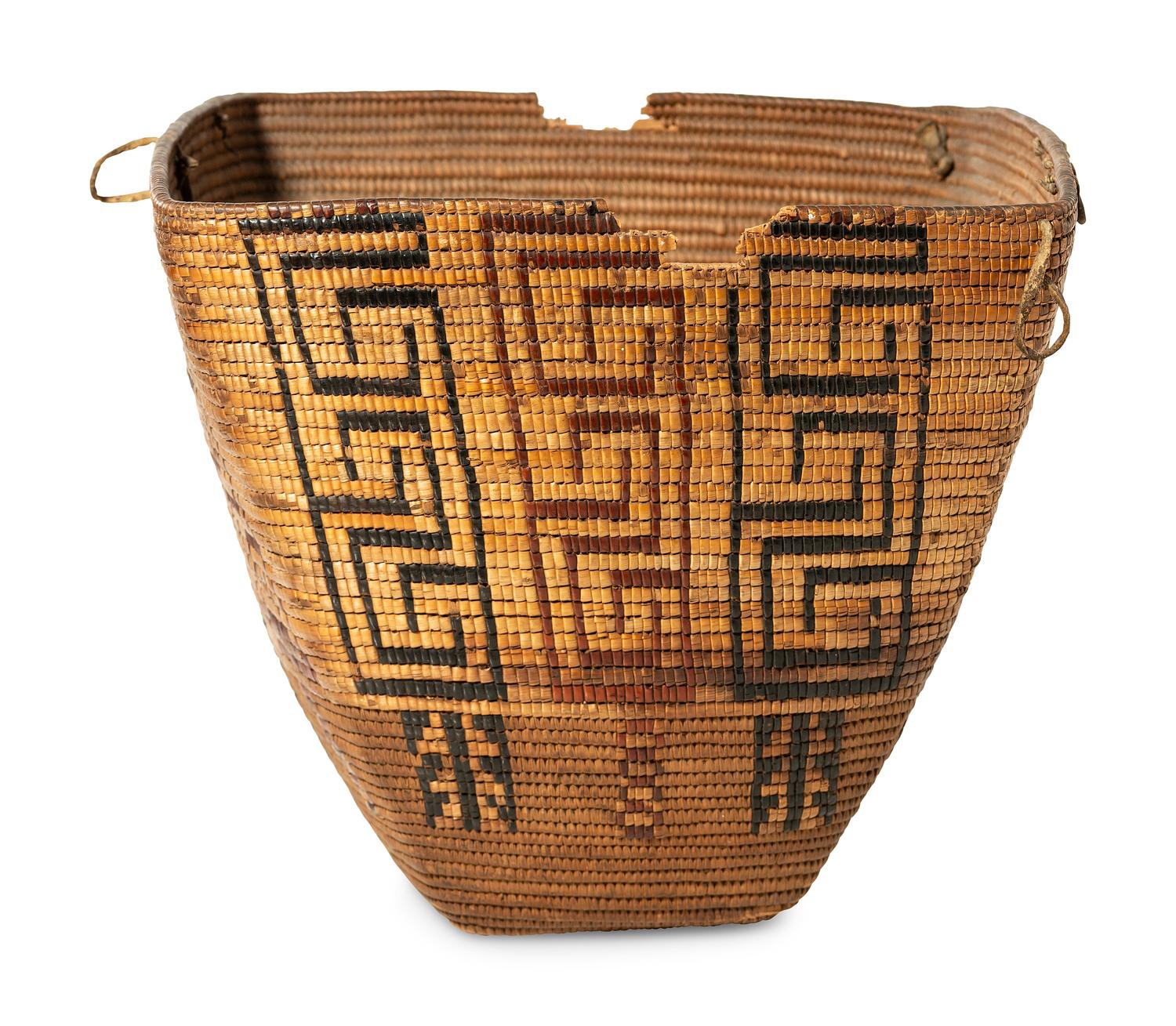 Salish Imbricated Storage Basket