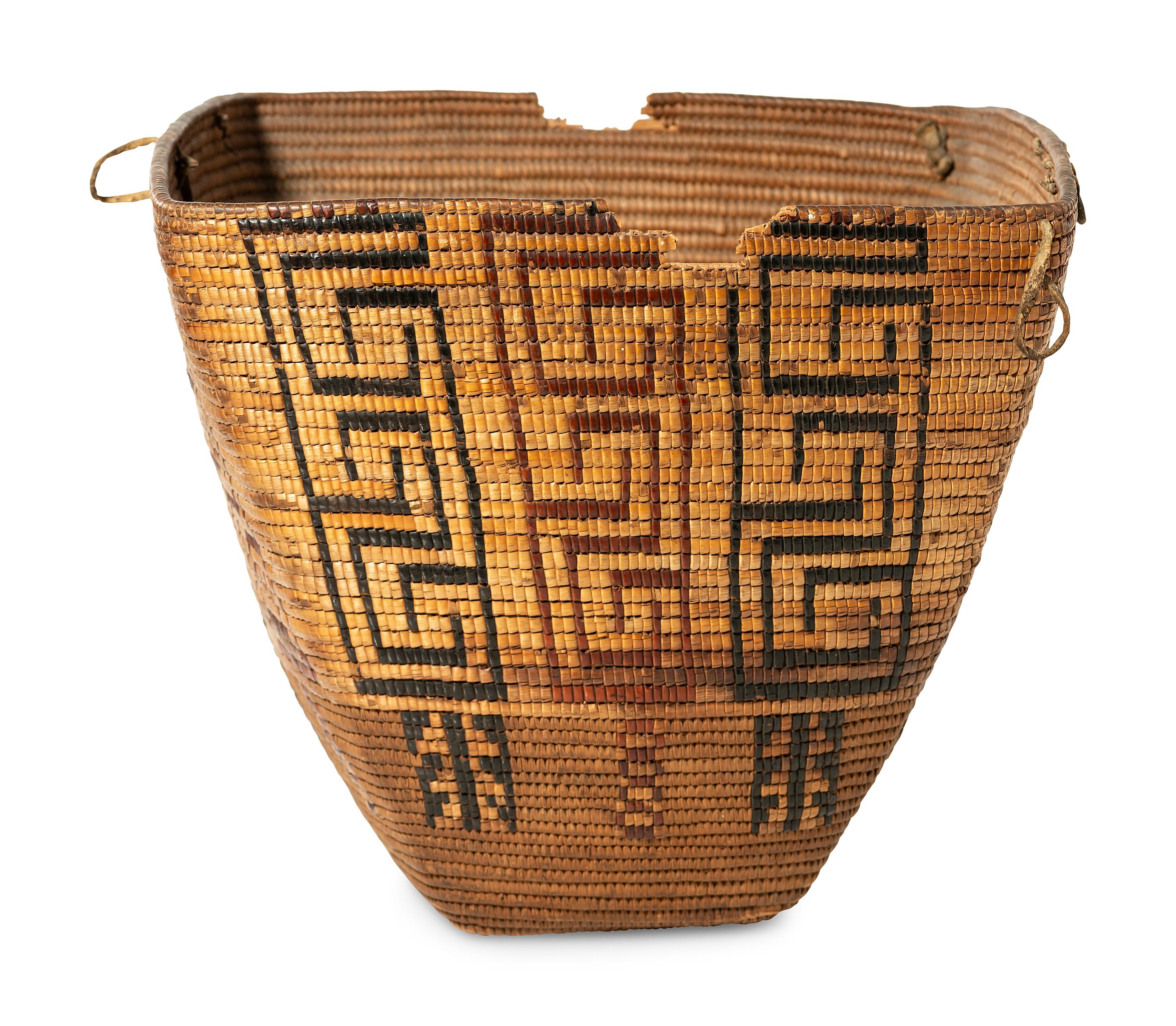 Salish Imbricated Storage Basket