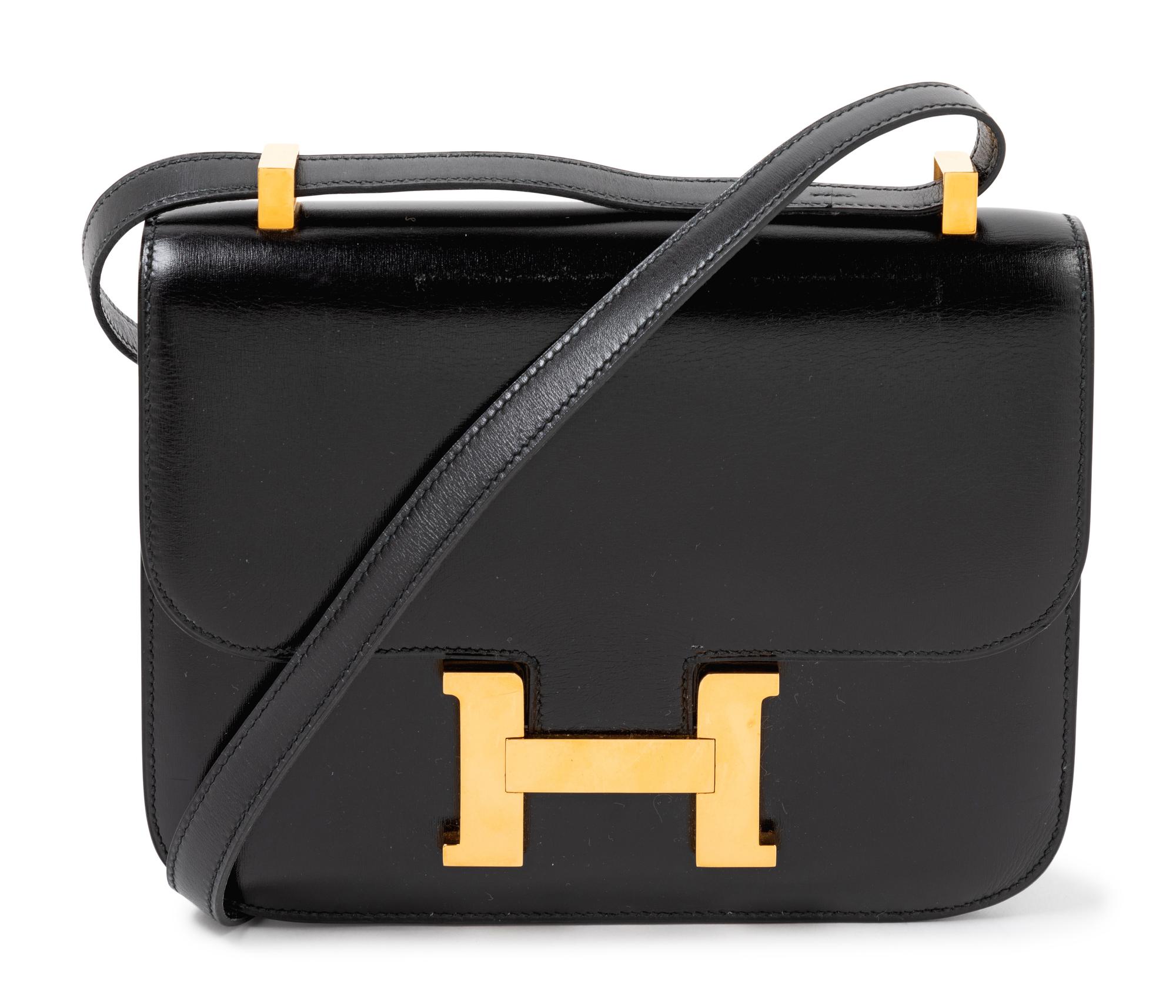 Hermes 23 cm Black Constance