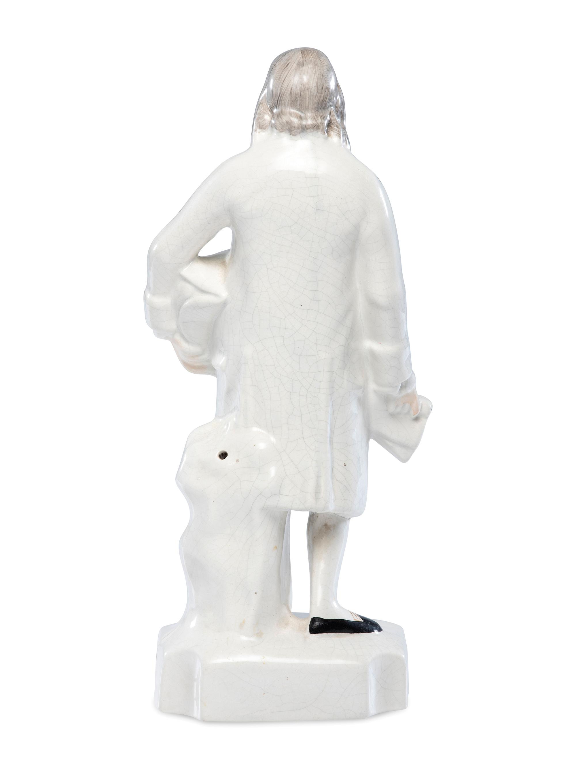 A Staffordshire Figure of Benjamin Franklin