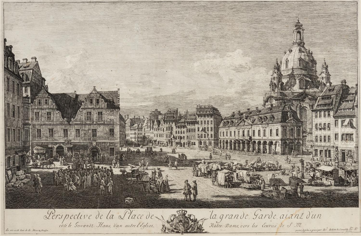 Perspective de la Place de la grande Garde