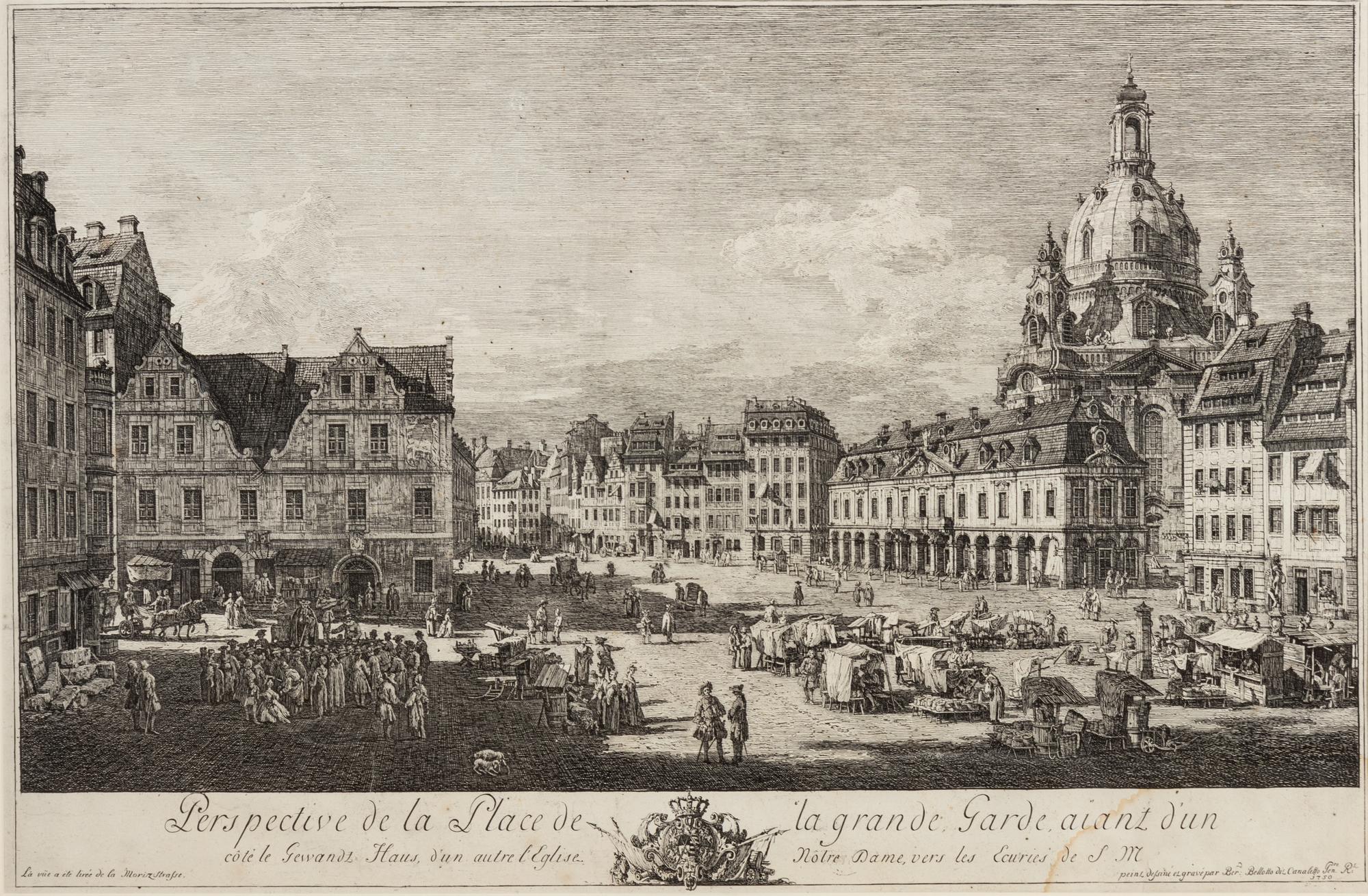 Perspective de la Place de la grande Garde