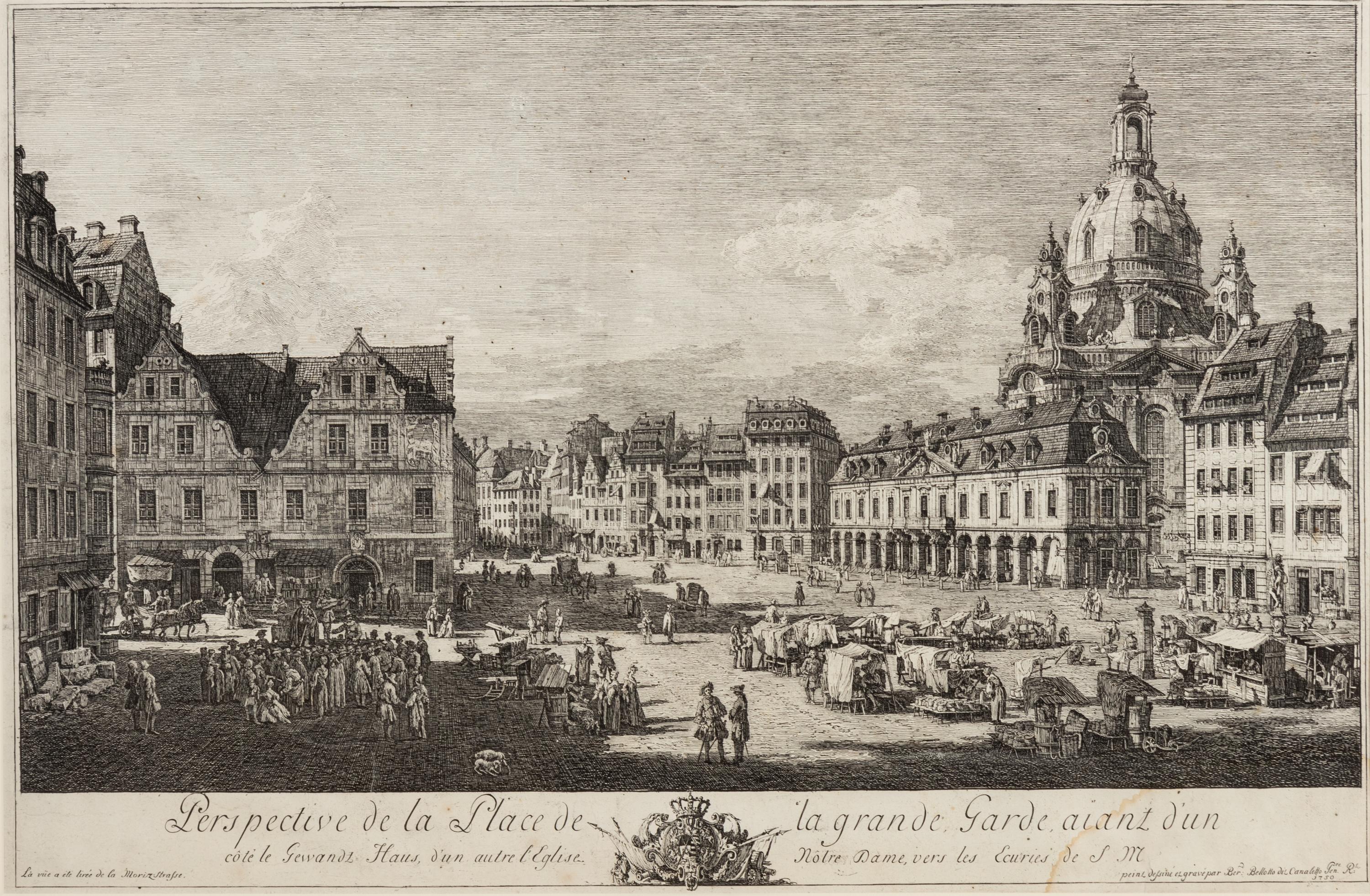 Perspective de la Place de la grande Garde