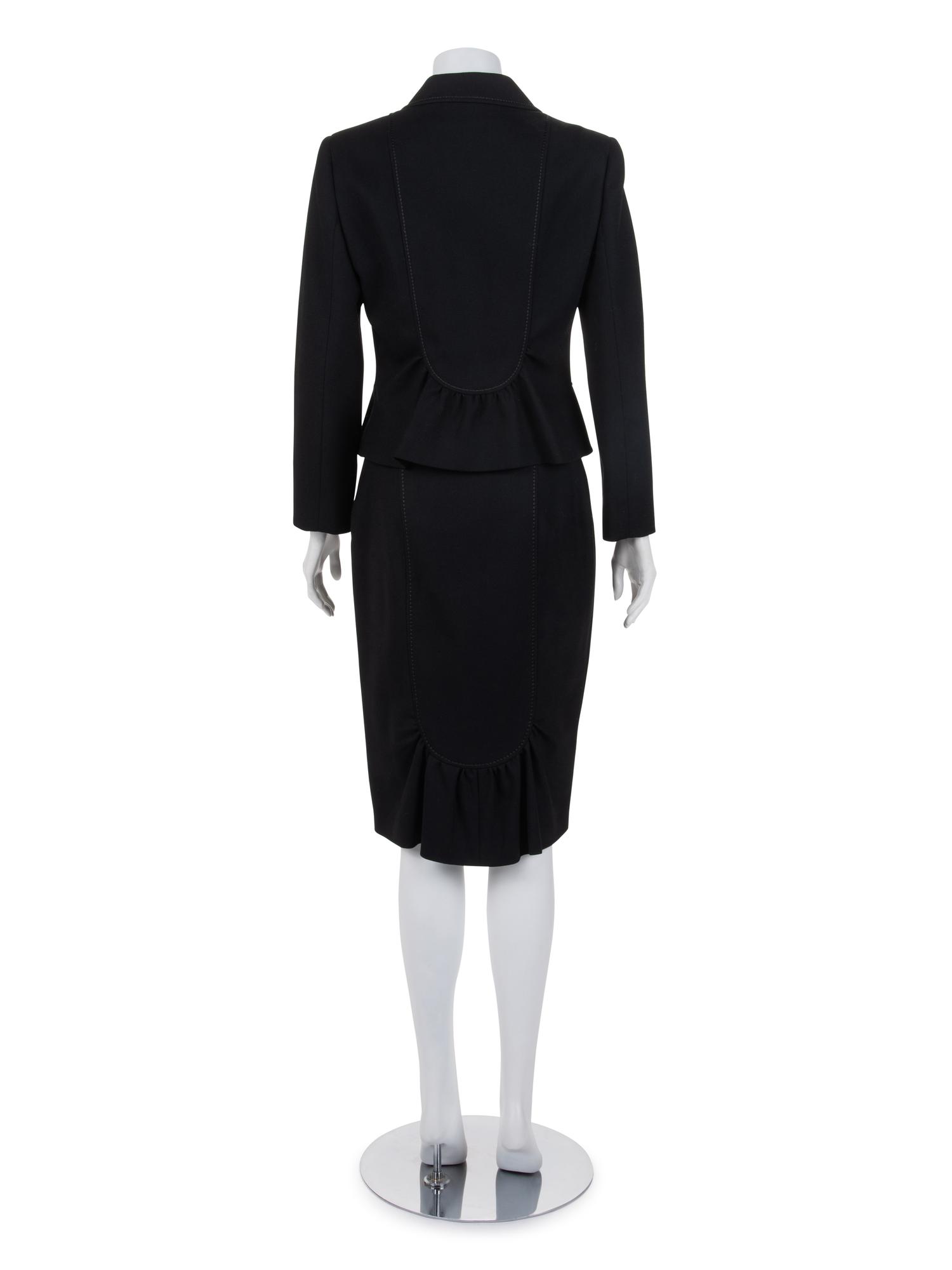 Collection of Five Valentino Pieces: One Two-Piece Skirt Suit and Three Blouses