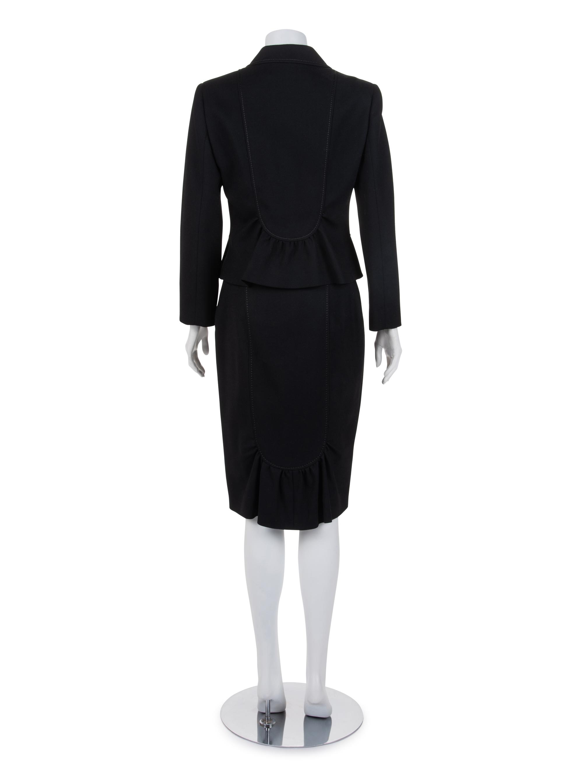 Collection of Five Valentino Pieces: One Two-Piece Skirt Suit and Three Blouses