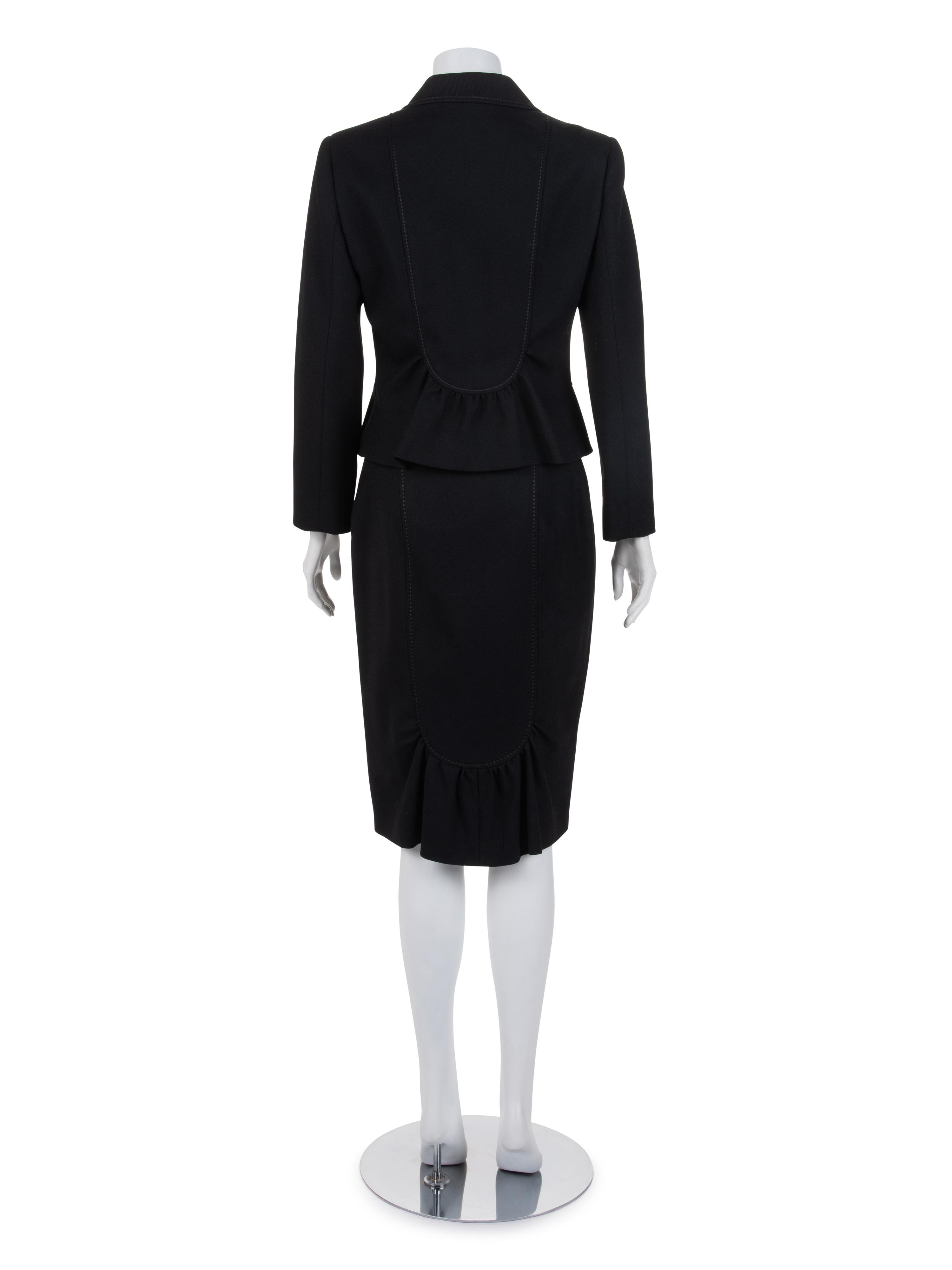 Collection of Five Valentino Pieces: One Two-Piece Skirt Suit and Three Blouses