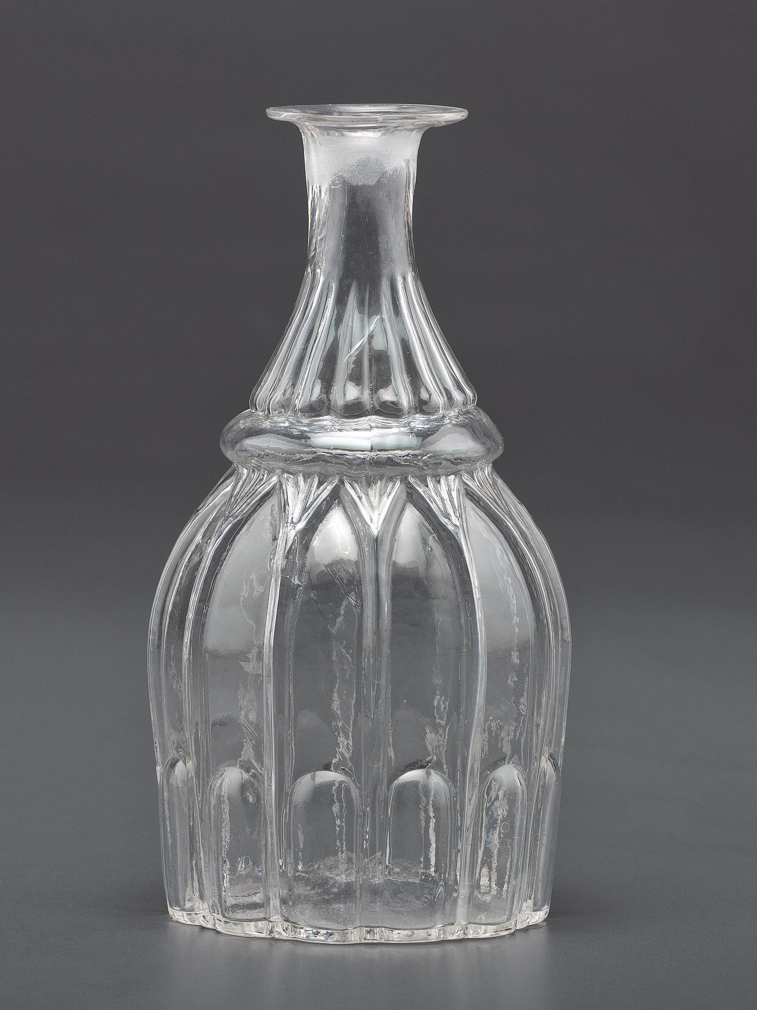 A Clear Glass Decanter by New England Glass Company