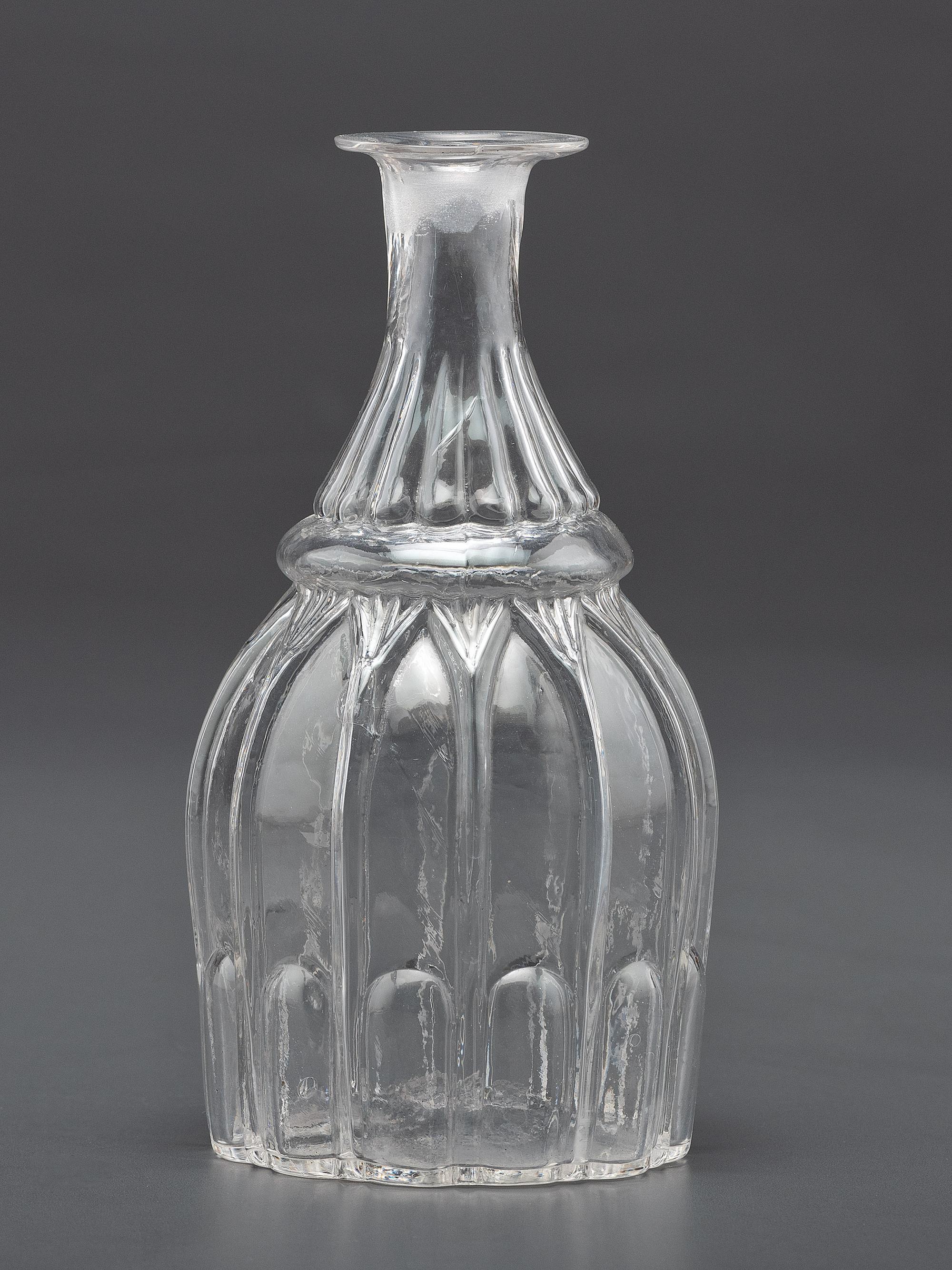 A Clear Glass Decanter by New England Glass Company