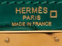 HERMÈS, KELLY RETOURNE 28 IN MATTE ALLIGATOR