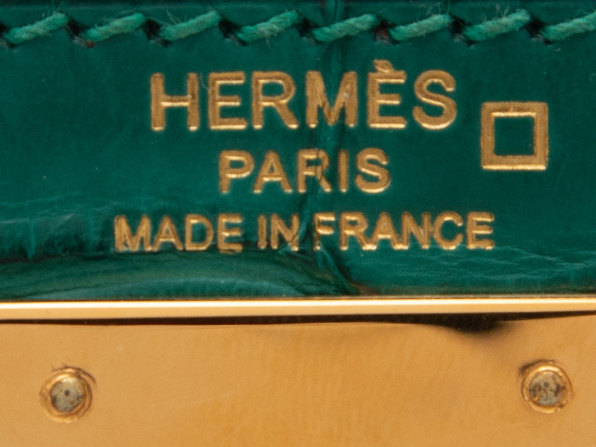 HERMÈS, KELLY RETOURNE 28 IN MATTE ALLIGATOR