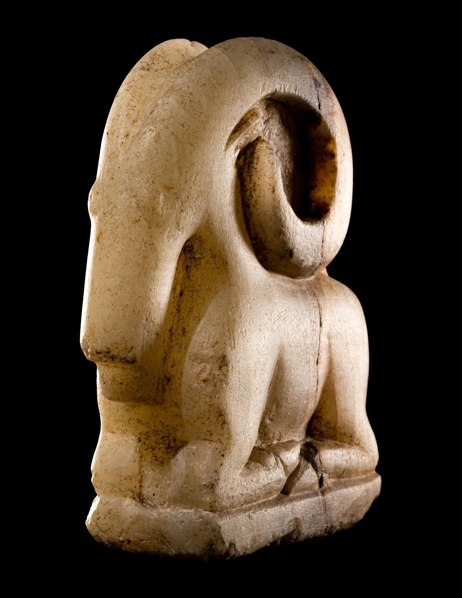 A South Arabian Alabaster Ibex