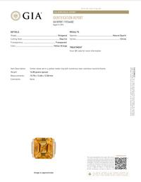 CITRINE AND DIAMOND RING