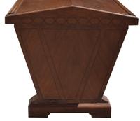 A Mahogany and Ebony Inlaid Library Table 138" W x 36" D x 33" H — United States, Early 20th Century