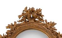 A George III Style Giltwood Bullseye Mirror