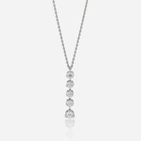 An 18K White Gold and Diamond Necklace by Roberto Coin Roberto Coin
