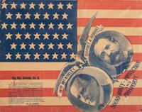 [POLITICS]. Wm. McKinley. Garret A. Hobart. Sound Money-Protection and Prosperity. Flag Day, Saturday, Oct. 31. Chicago: Republican National Committee, 17 October 1896.
