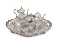 An American Silver Four-Piece Tea and Coffee Service
