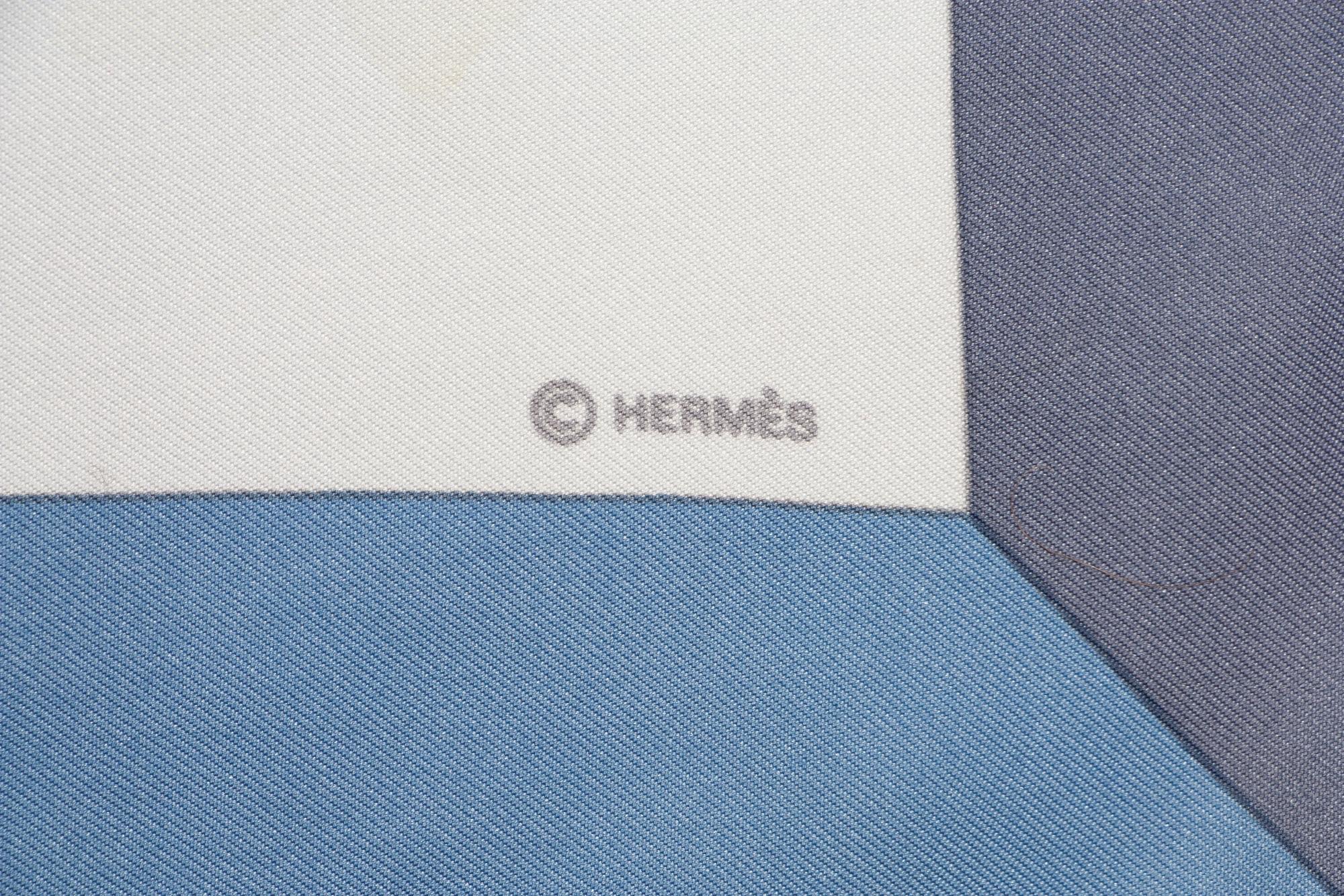 Three Hermès 90cm Silk Scarves