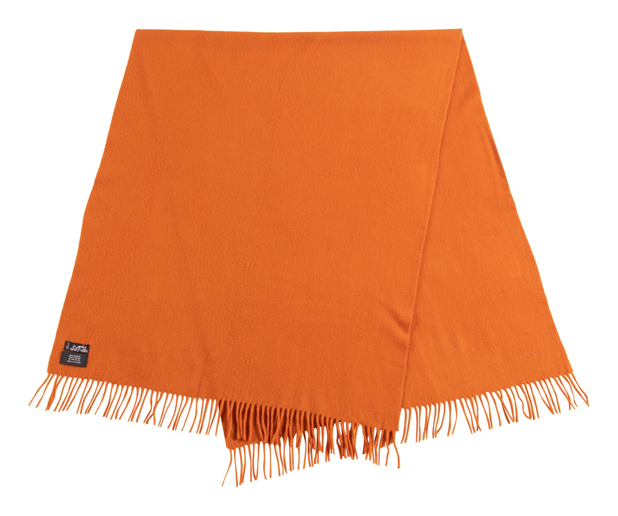 Two Hermès Cashmere Scarves