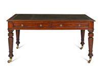 A William IV Mahogany Partner's Desk