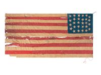 [FLAGS]. 28-star American flag. Ca mid-19th century.