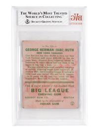 A 1933 Goudey Babe Ruth No. 144 Baseball Card BVG Good (Beckett Vintage Grading) 2