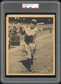 A 1934 R310 Butterfinger Babe Ruth Baseball Card (PSA 1)