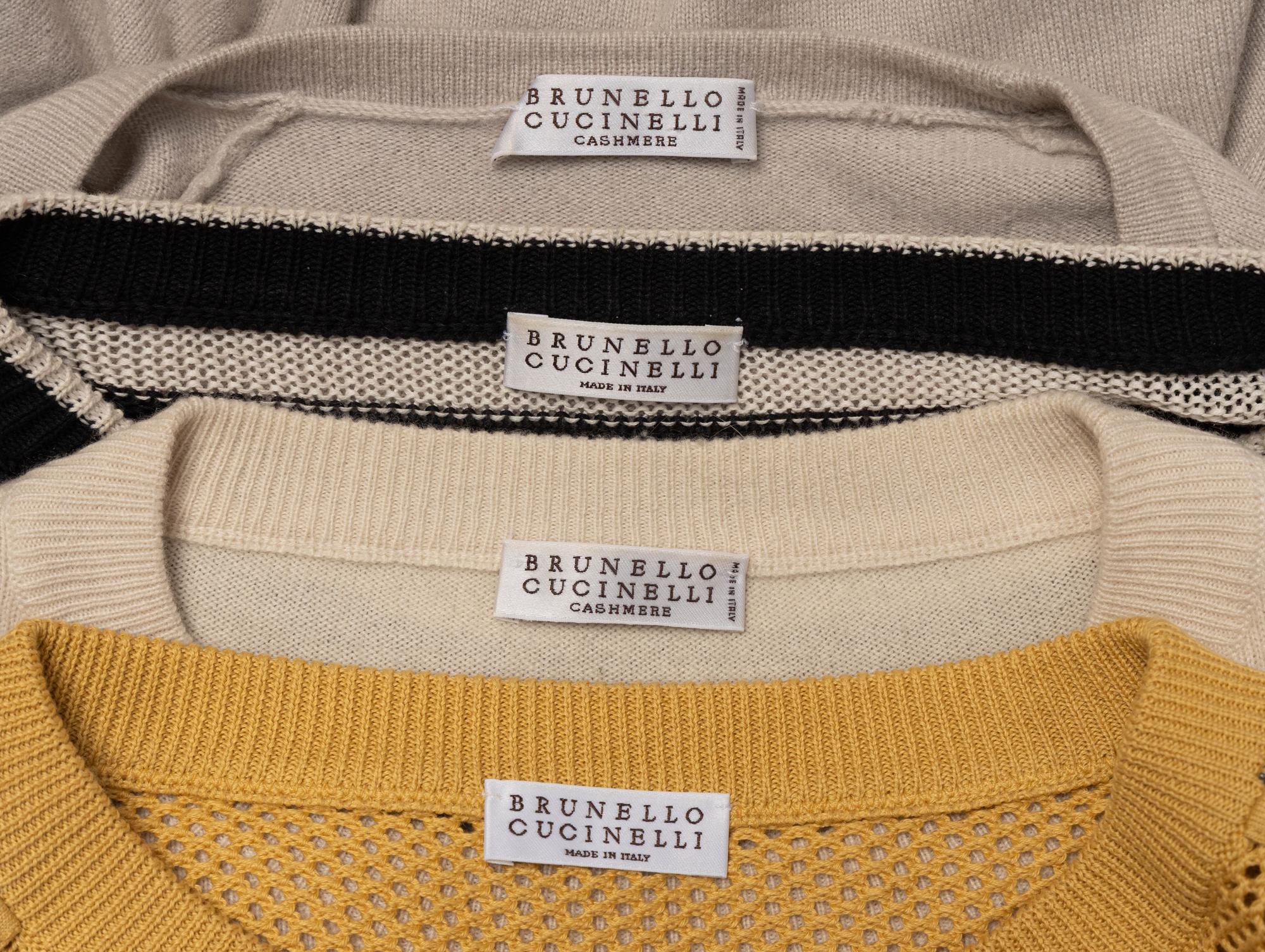 Brunello Cucinelli, Four Sweaters