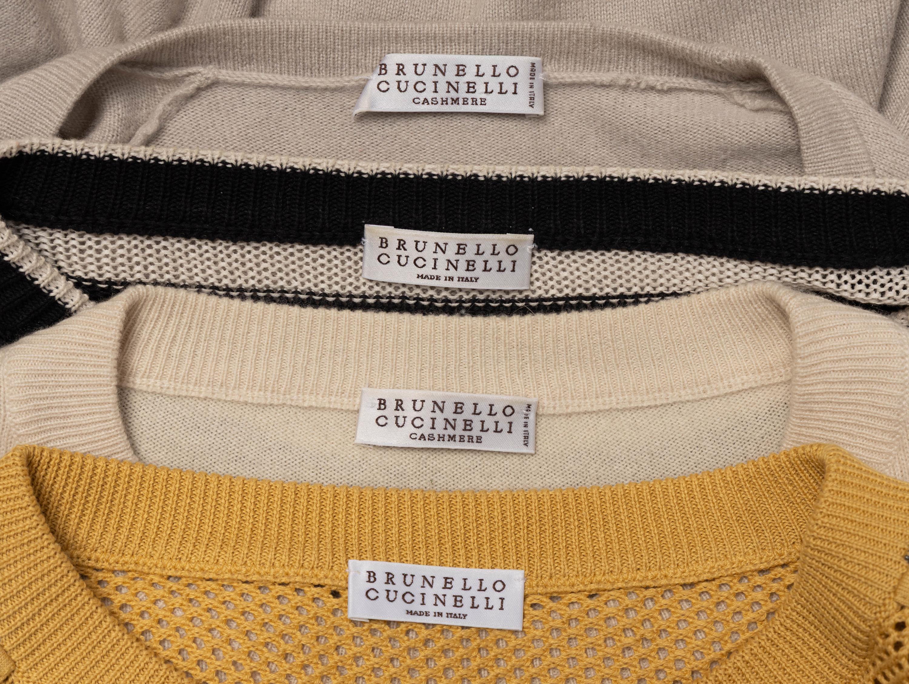 Brunello Cucinelli, Four Sweaters