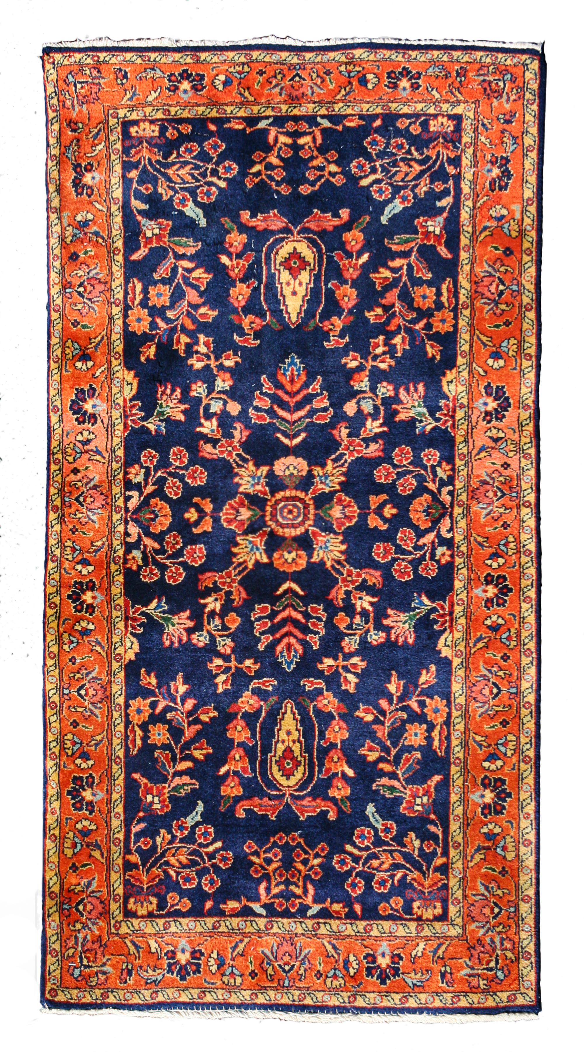A Sarouk Wool Rug