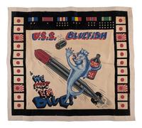 [WORLD WAR II]. USS Bluefish submarine kill pennant. Rochester, NY: Carlton Company.