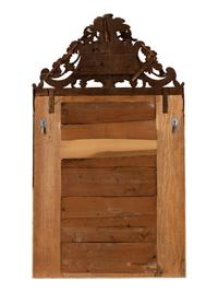A Continental Painted and Parcel Gilt Pier Mirror
