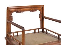 A Pair of Chinese Huanghuali Ming-Style Lowback Armchairs, Meiguiyi, 20th Century 近代 明式黃花梨玫瑰椅一對