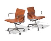 Pair of Aluminum Group Chairs Herman Miller, USA