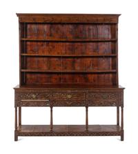 A Welsh Oak and Walnut Dresser