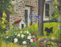 Petie in the Garden