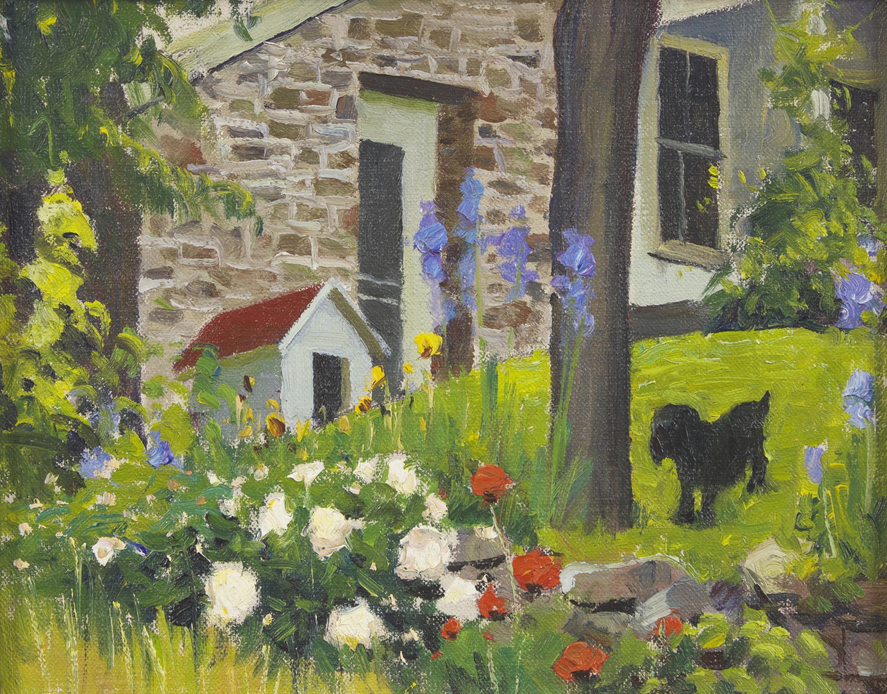 Petie in the Garden