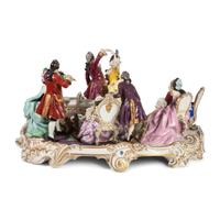 A Continental Porcelain Figural Group