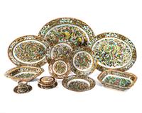 An Assembled Chinese Porcelain Butterfly Pattern Dinner Service — 20TH CENTURY