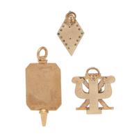 Collection of Low Karat Gold Charms