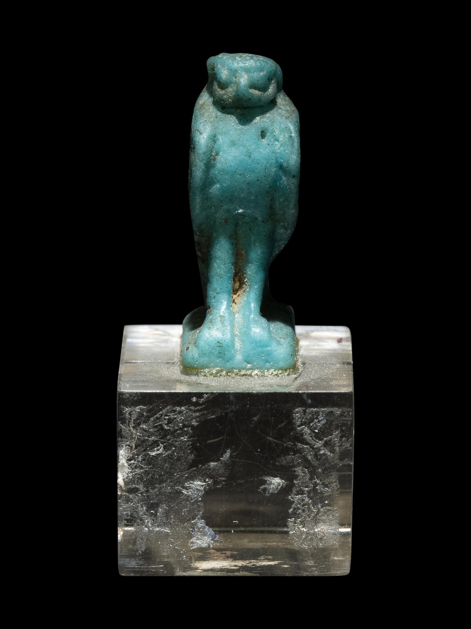 An Egyptian Faience Falcon