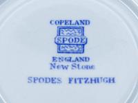 A Spode Transfer-Printed Blue and White Porcelain Part Dinner Service and Ten English Flow Blue Plates
